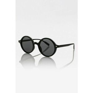 Ochelari de soare rotunzi unisex - Negru imagine