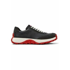 Pantofi sport Drift Trai din piele si piele nabuc - Rosu/Negru imagine