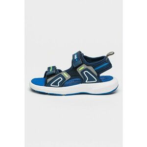 Sandale din material textil cu velcro - Verde/Albastru imagine