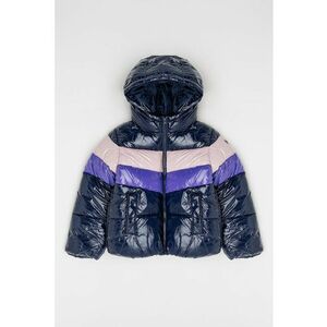 Geaca in dungi - Violet/Roz prafuit/Bleumarin imagine