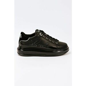Pantofi sport din piele cu logo - Negru imagine