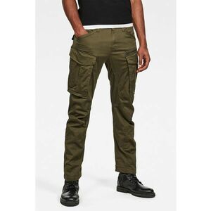 Pantaloni cargo cu mansete cu snur si buzunare Rovic - Verde englez imagine