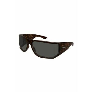 Ochelari de soare wrap unisex - Negru/Maro imagine
