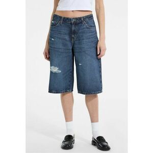 Bermude de denim cu talie medie imagine