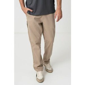 Pantaloni drepti cu buzunare multiple - Maro taupe deschis imagine