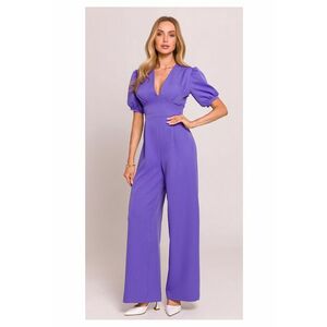 Salopeta cu decolteu adanc - Violet deschis imagine