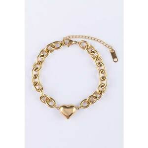 Bratara de otel inoxidabil placat cu aur de 18K - Auriu imagine