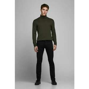 Blugi slim fit cu 5 buzunare - Negru imagine