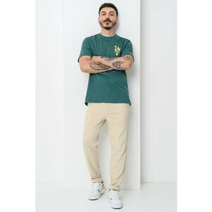 Pantaloni cu snur si buzunare laterale Newkodyl - Bej imagine