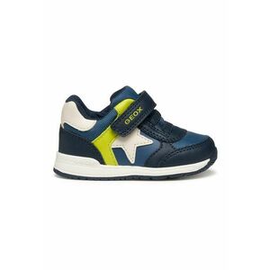 Pantofi sport Rishon cu inchidere velcro - Verde lime/Bleumarin imagine