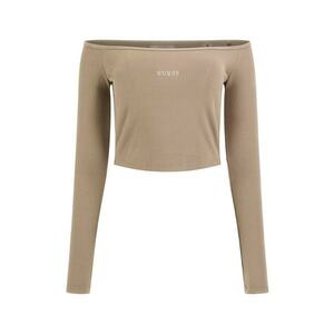 Bluza crop cu decolteu pe umeri imagine