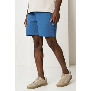 Pantaloni scurti cu model uni - Albastru pastel imagine