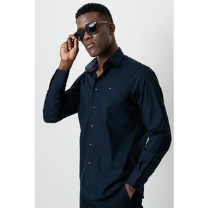 Camasa regular-fit cu logo - Albastru ultramarin imagine