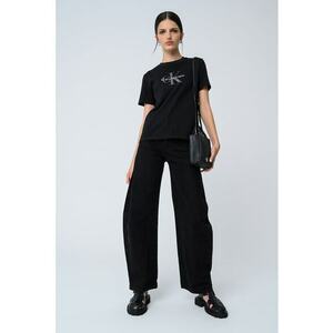 Tricou relaxed fit cu imprimeu logo - Negru/Gri deschis/Alb optic imagine