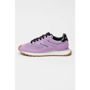 Pantofi sport din piele intoarsa si plasa Kairo - Lila imagine