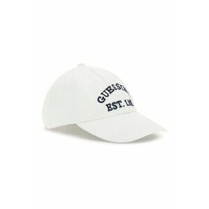 Sapca baseball cu broderie logo - Negru stins/Alb murdar imagine