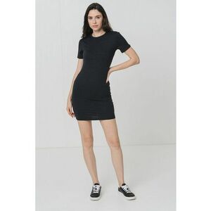 Rochie scurta bodycon - Negru imagine