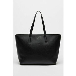 Geanta tote din piele ecologica cu fermoar - Negru imagine