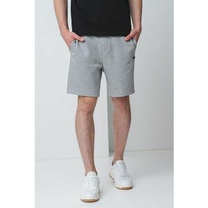 Pantaloni scurti cu buzunare laterale - Gri melange imagine