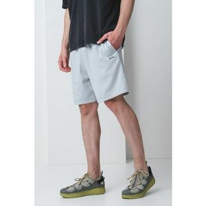 Pantaloni scurti cu talie elastica - Gri deschis imagine