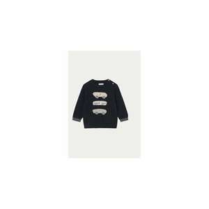 Pulover baieti - 304318689 - Bumbac/Poliamida - Albastru - Albastru imagine