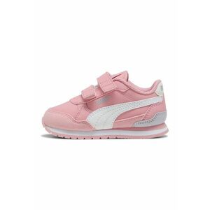 Pantofi sport ST Runner v4 NL cu inchidere velcro - Alb/Gri deschis/Roz pastel imagine