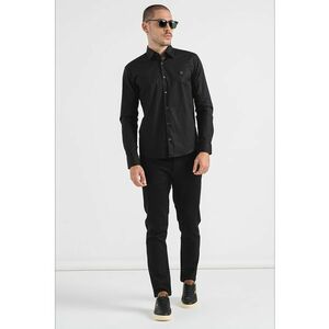 Camasa slim fit cu guler ascutit Ermo - Negru imagine
