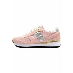 Tenisi dama Shadow - piele naturala si textil - roz - Multicolor imagine