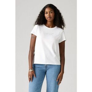 Tricou de bumbac cu decolteu la baza gatului imagine