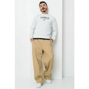 Bluza de trening din amestec de bumbac cu imprimeu logo - Alb imagine