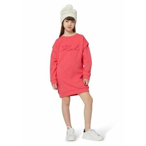 Rochie sport cu broderie logo - Coral imagine
