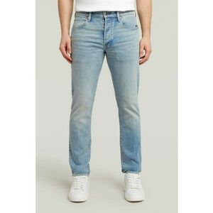 Blugi slim fit 3301 - Albastru azur imagine