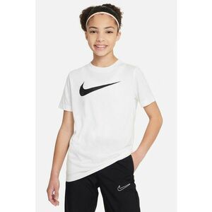 Tricou cu logo supradimensionat si tehnologie Dri-Fit - pentru fotbal - Negru/Alb optic imagine