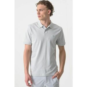 Tricou polo regular-fit cu logo brodat - Albastru glaciar imagine