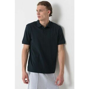 Tricou polo regular-fit cu logo brodat - Albastru ultramarin imagine
