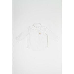 Camasa Oxford din bumbac - Alb imagine