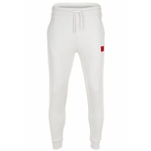 Pantaloni de trening din bumbac Doak 212 - Alb imagine