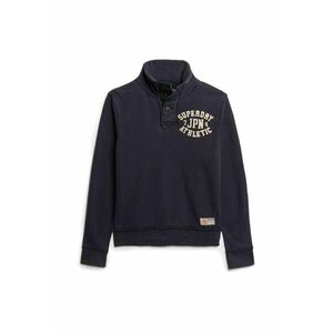 Bluza de trening cu logo brodat pe piept Vintage Athletic - Albastru imagine