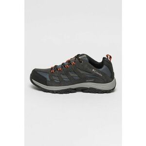 Pantofi impermeabili cu garnituri de piele intoarsa pentru trekking Crestwood - Albastru prafuit/Gri inchis imagine