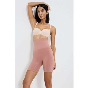 Colanti cu efect modelator si talie inalta - Roz deschis imagine
