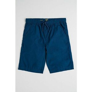 Pantaloni scurti de bumbac cu snururi - Bleumarin imagine