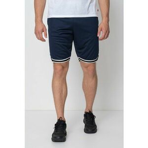Pantaloni scurti cu talie medie - Alb/Bleumarin imagine