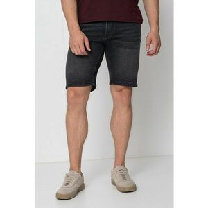Blugi scurti slim fit - Negru imagine