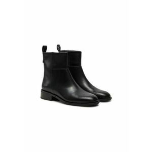 Botine dama 5835-001-20 - Piele naturala - Negru - Negru imagine