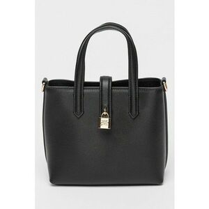 Geanta de piele cu maner Autograph - Negru imagine