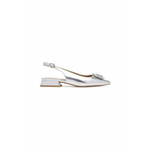 Sandale dama - V250481 - Piele naturala - Argintiu - Argintiu imagine