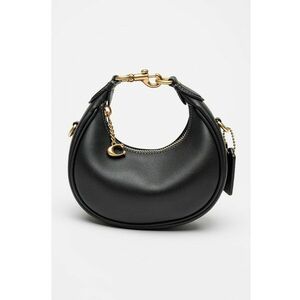 Geanta hobo de piele cu accesoriu logo Jonie - Negru/Negru stins imagine