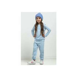 Pantaloni jogger cu talie elastica MMD38 - albastru deschis imagine