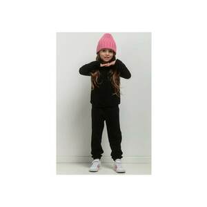 Pantaloni jogger cu talie elastica MMD38 - negru imagine
