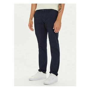 Pantaloni chino slim fit Austin - Bleumarin inchis imagine